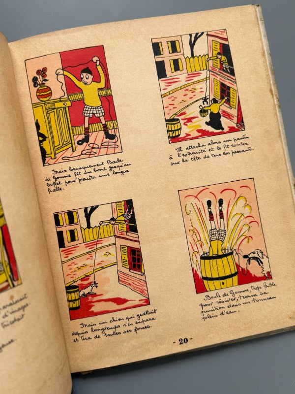 Les aventures de Boule de Gomme, Raymond Durand - A. Leconte editeur, 1935