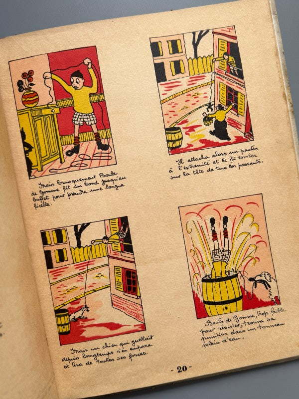 Les aventures de Boule de Gomme, Raymond Durand - A. Leconte editeur, 1935