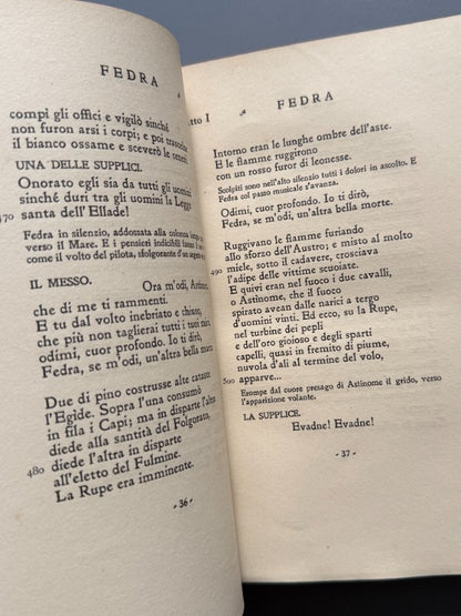Fedra, Gabriele d'Annunzio - Presso i Fratelli Treves, 1909