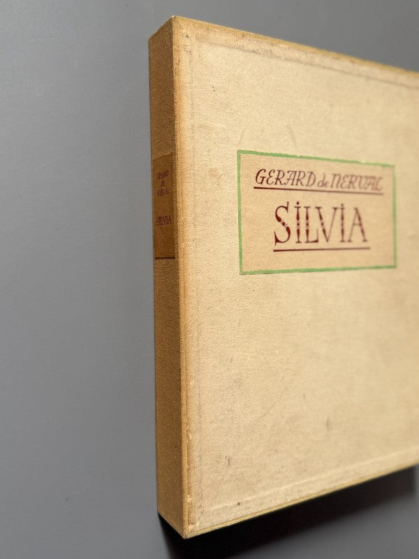 Silvia, Gerard de Nerval (ejemplar numerado)  - Editorial Mons Floris, 1946