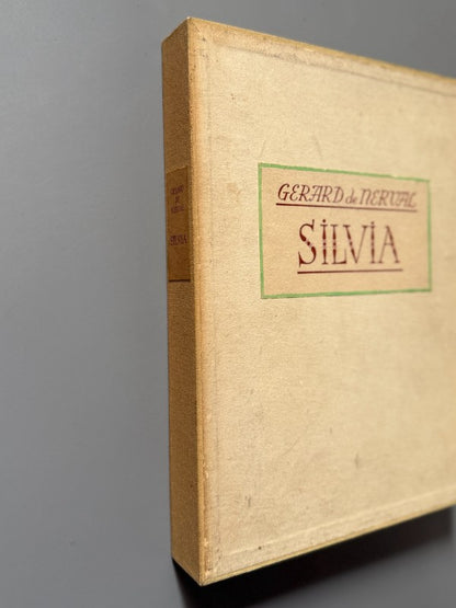Silvia, Gerard de Nerval (ejemplar numerado)  - Editorial Mons Floris, 1946