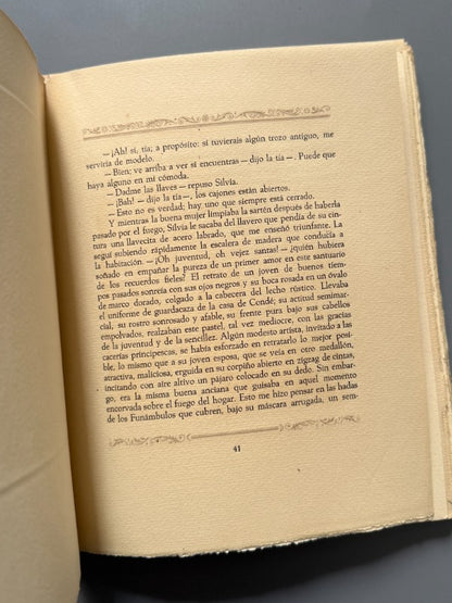 Silvia, Gerard de Nerval (ejemplar numerado)  - Editorial Mons Floris, 1946