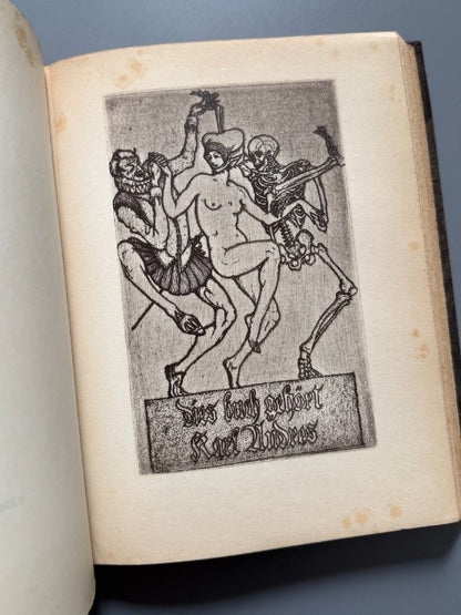 Der akt im modernen exlibris, Richard Braungart - Editorial Franz Hanfstaengl, 1922