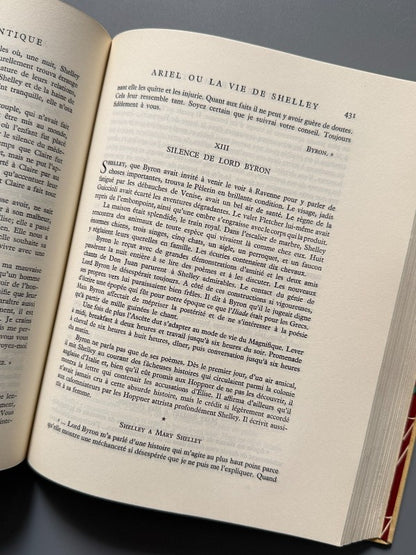 L'Anglaterre romantique, André Maurois - Gallimard - NRF, 1953