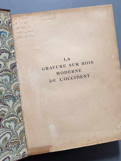 La gravure sur bois moderne de l'occident, Roger Avermaete - Dorbon Ainé Libraire Éditeur, 1928