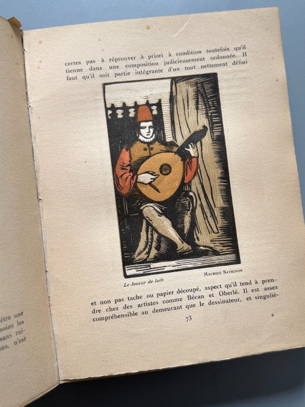 La gravure sur bois moderne de l'occident, Roger Avermaete - Dorbon Ainé Libraire Éditeur, 1928