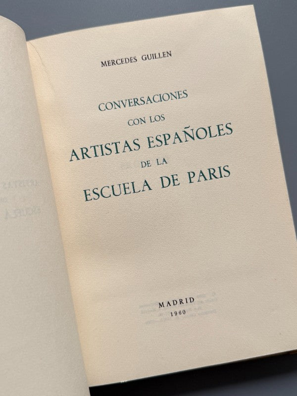Artistas españoles de la escuela de París, Mercedes Guillén - Diálogos, 1960