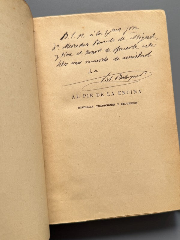Al pie de la encina, Víctor Balaguer - El Progreso Editorial, 1893