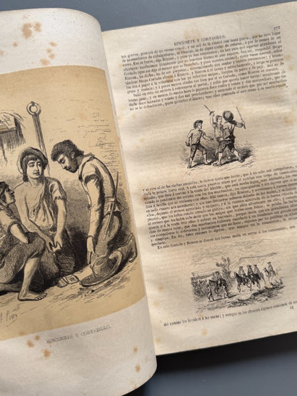 Obras de Cervantes, Miguel de Cervantes - Imprenta de Gaspar y Roig, 1866