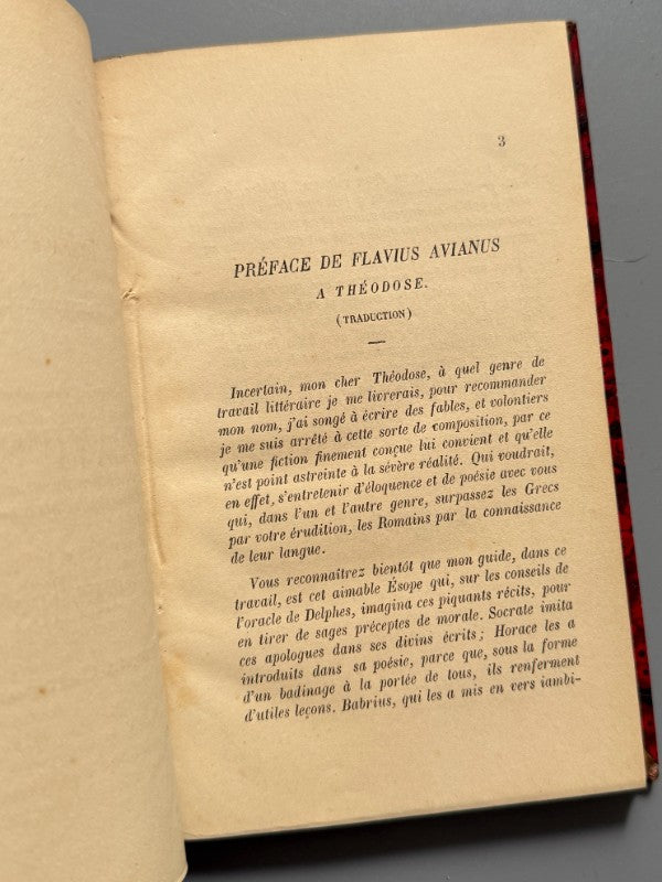 Fables d'après Flavius Avianus et oeuvres diverses par un campagnard landais (Louis Candau) - 1872