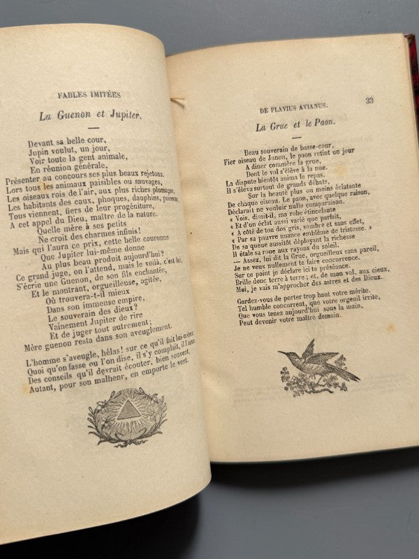 Fables d'après Flavius Avianus et oeuvres diverses par un campagnard landais (Louis Candau) - 1872