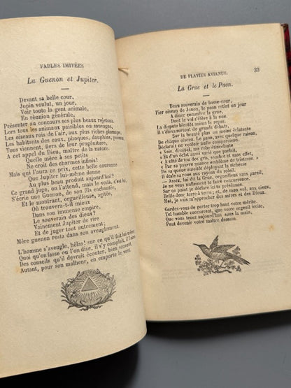 Fables d'après Flavius Avianus et oeuvres diverses par un campagnard landais (Louis Candau) - 1872