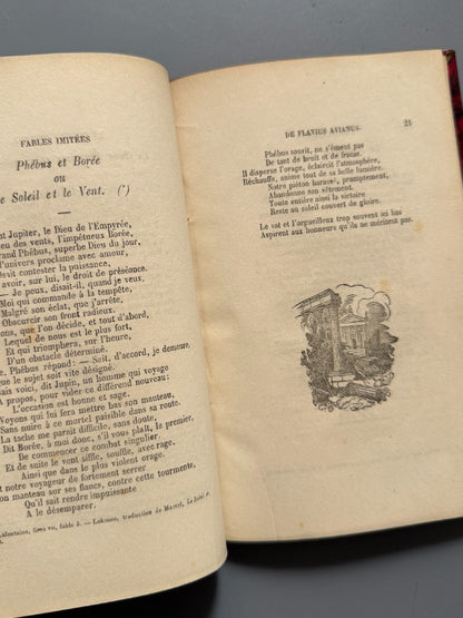Fables d'après Flavius Avianus et oeuvres diverses par un campagnard landais (Louis Candau) - 1872