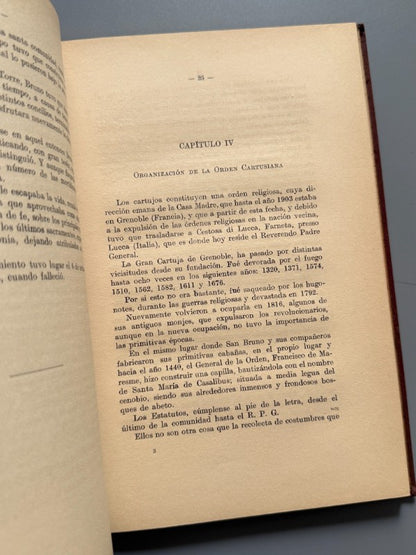 Monografía histórico-descriptiva de la Cartuja de Montalegre, Pedro Cano Barranco - 1921