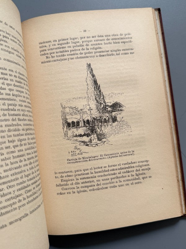 Monografía histórico-descriptiva de la Cartuja de Montalegre, Pedro Cano Barranco - 1921