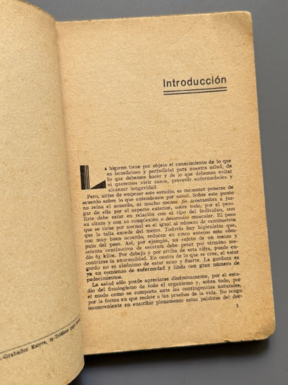 La higiene, la salud y los microbios, Isaac Puente - Biblioteca de Estudios, 1935