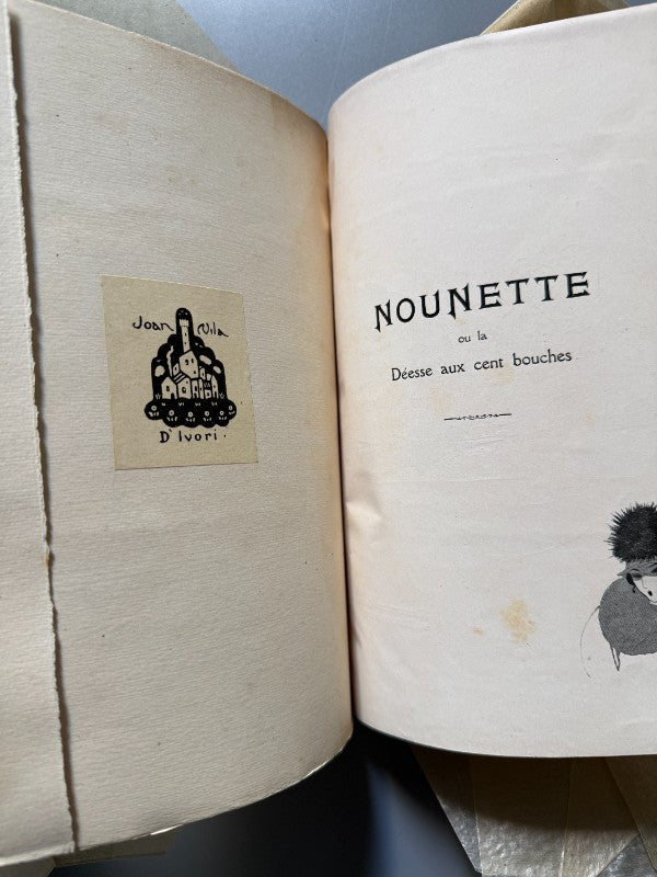 Nounette ou la déesse aux cent bouches, Henri Duvernois - Arthème Fayard et Cie Éditeurs, ca. 1912