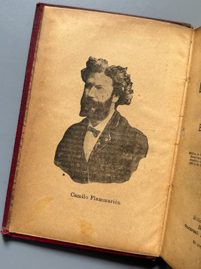 La astronomía y sus fundadores, Camilo Flammarión - Biblioteca de La Irradiación, ca. 1900