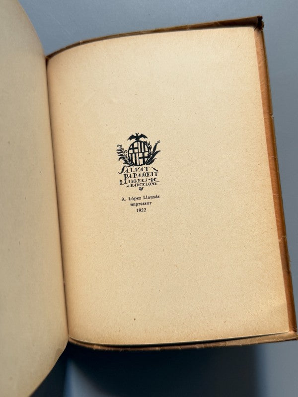 50 ninots, Ramón Reventós. Xavier Nogués - Editorial Salvat Papasseit Llibrers Barcelona, 1922
