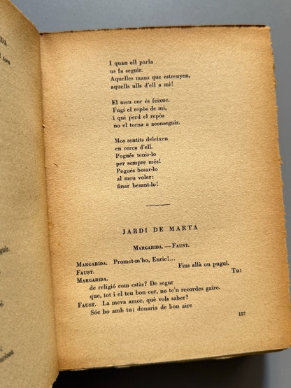 Faust, Goethe - Edicions Proa, 1938