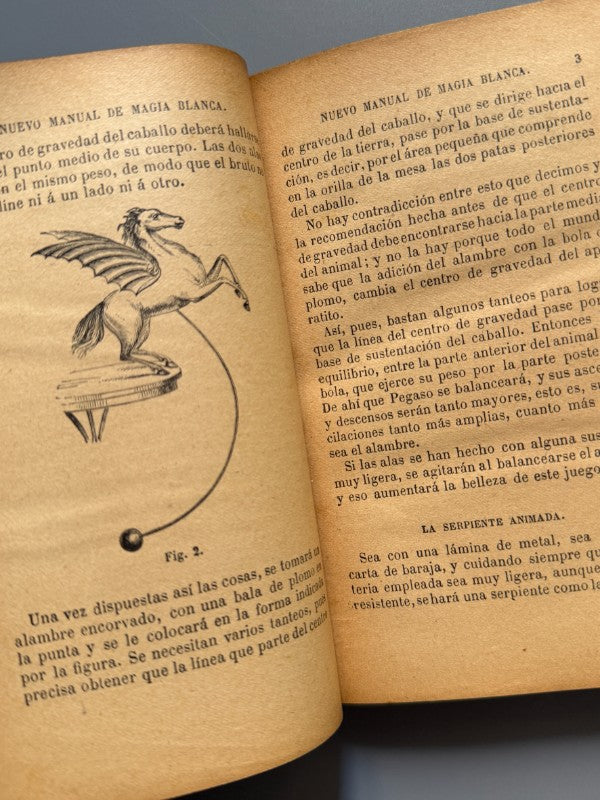 Manual de magia blanca, Karl Krespel - Librería de la viuda de Ch. Bouret, 1905
