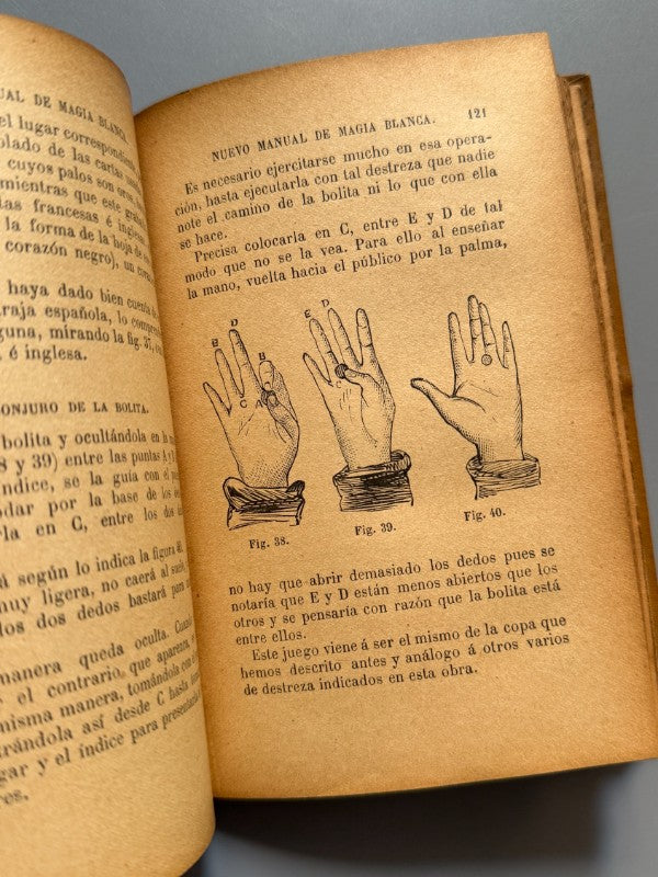 Manual de magia blanca, Karl Krespel - Librería de la viuda de Ch. Bouret, 1905