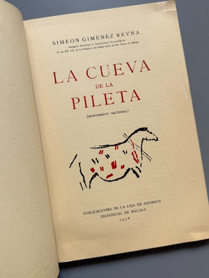 La Cueva de la Pileta - Simeon Gimenez Reyna - Málaga, 1958