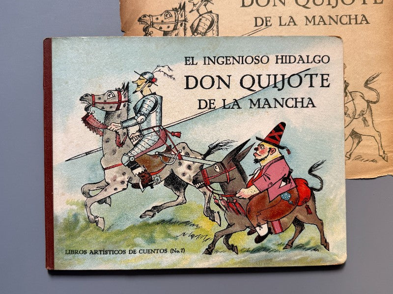 El ingenioso hidalgo Don Quijote de la Mancha - Libros Artísticos de Cuentos, ca. 1950