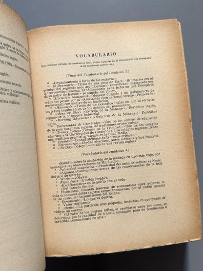 El Capital, Carlos Marx (tomo I completo) - Editorial Cenit, 1935
