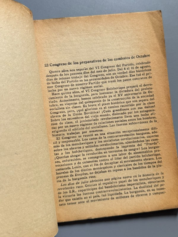 En vísperas de la toma del poder: El VI Congreso del Partido Bolchevique - Publicaciones Edeya