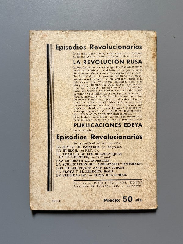 En vísperas de la toma del poder: El VI Congreso del Partido Bolchevique - Publicaciones Edeya