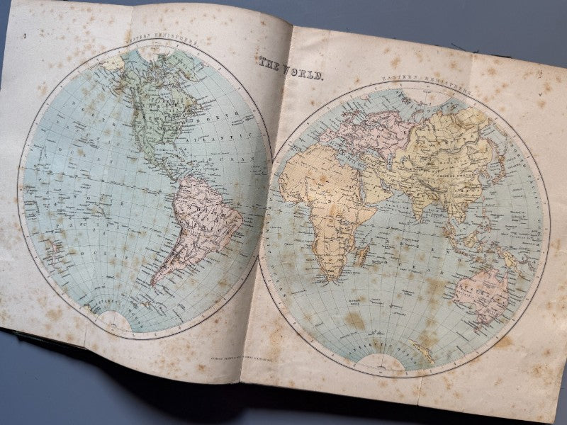 Philip's select atlas of modern geography, William Hughes - George Philip and Son, 1884 - Antigularia (detalle 3)