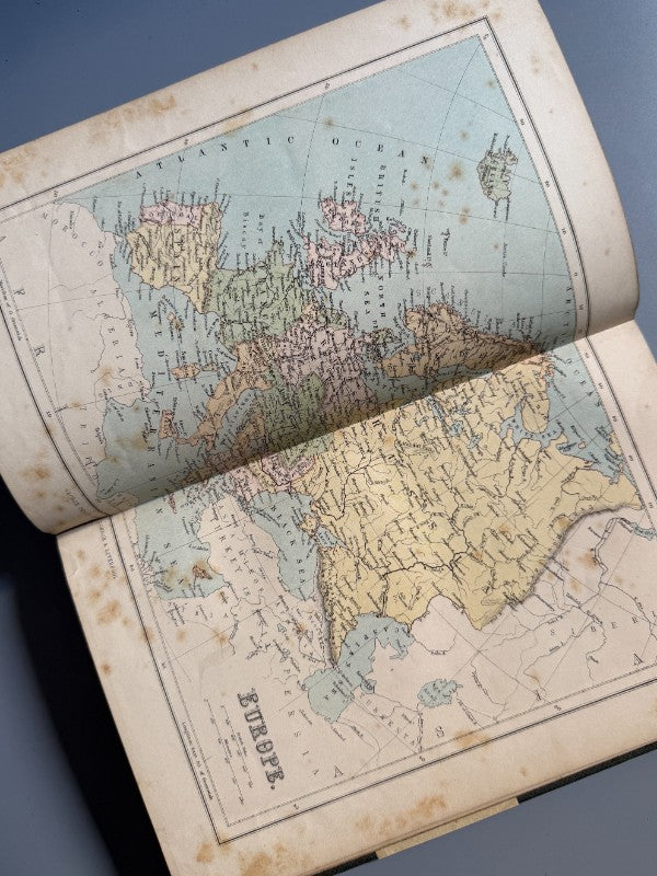 Philip's select atlas of modern geography, William Hughes - George Philip and Son, 1884 - Antigularia (detalle 4)
