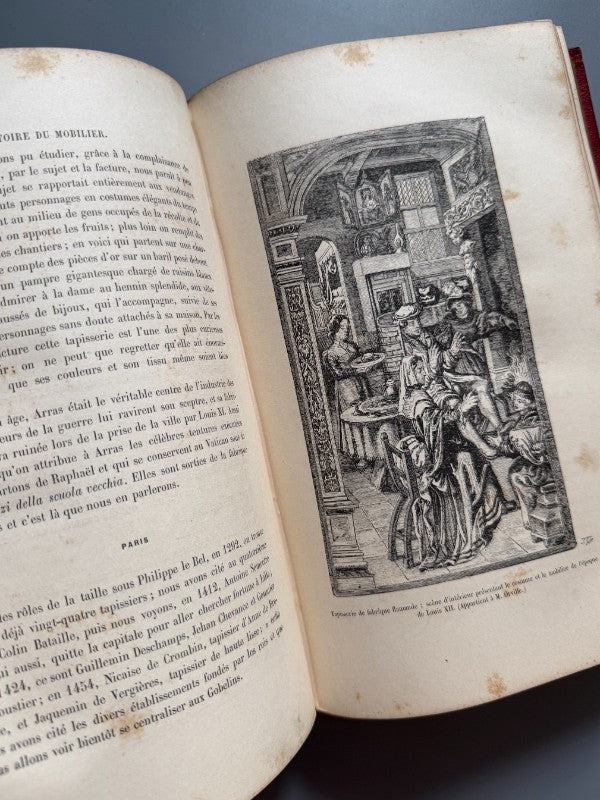 Histoire du mobilier, Albert Jacquemart - Libraire Hachette et Cie, 1876