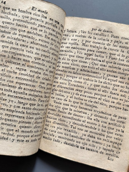 Sueños y discursos, Francisco de Quevedo - Impresor de S. R. M., s.XVIII