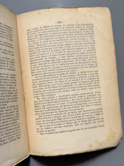 El drama del alma. Algo sobre Méjico y Maximiliano, José Zorrilla (1ª ed.) - 1867
