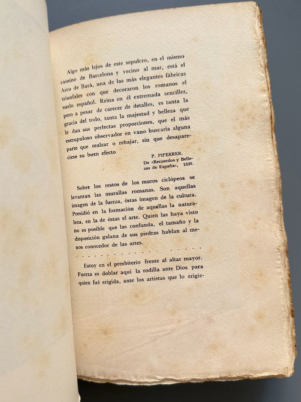 Tarraco quanta fuit... - Sindicat d'Iniciativa - Tipografia d'En Francesc Sugrañes - 1936