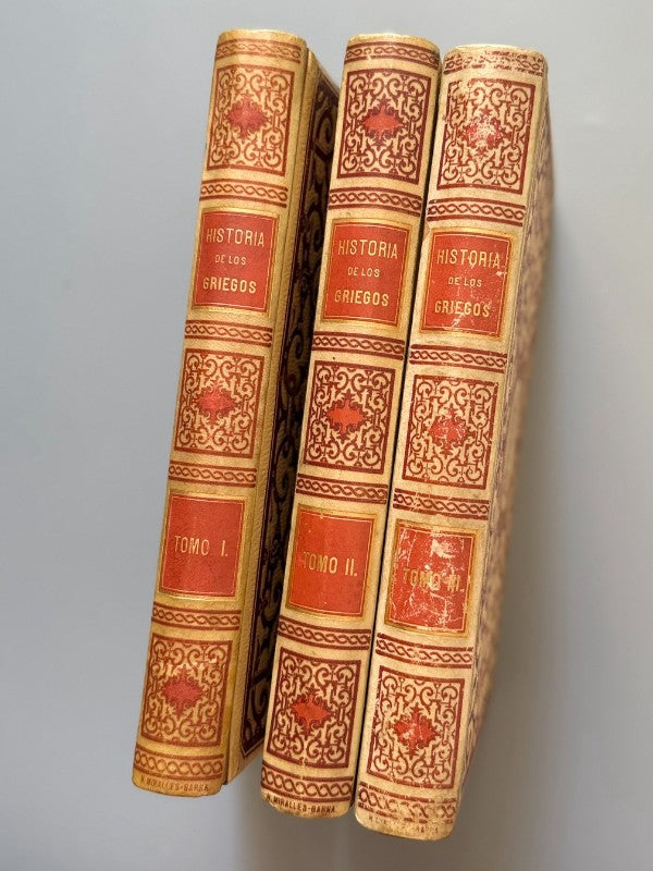 Historia de los griegos, Victor Duruy - Editorial Montaner y Simón, 1890-1891