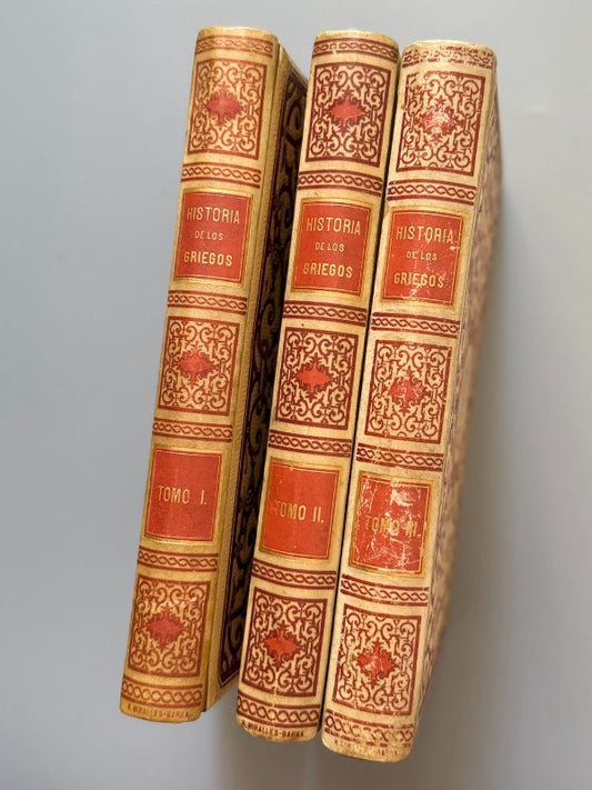 Historia de los griegos, Victor Duruy - Editorial Montaner y Simón, 1890-1891