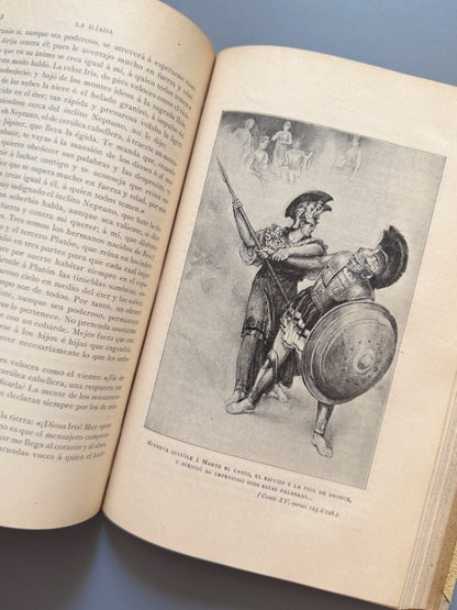 La Ilíada, Homero - Editorial Montaner y Simón, 1908