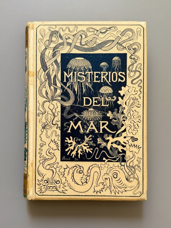 Los misterios del mar, Manuel Aranda y Sanjuan - Editorial Montaner y Simón, 1891