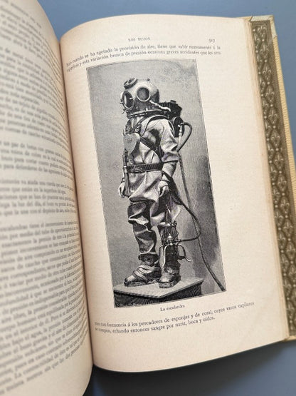 Los misterios del mar, Manuel Aranda y Sanjuan - Editorial Montaner y Simón, 1891