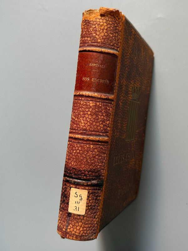 Escrits de Lluis Espinalt y Padró - Imprenta de Anton Esparbé, 1895