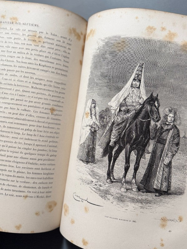 De Paris a Samarkand, Mme de Ujfalvy-Bourdon - Libraire Hachette et Cie, 1880