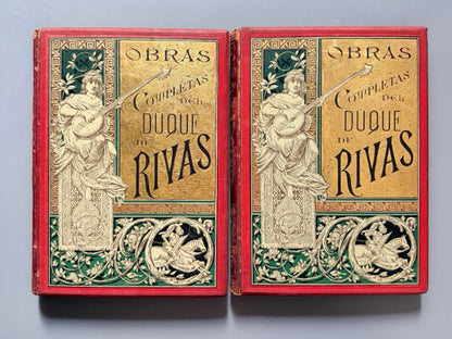 Obras completas del Duque de Rivas - Montaner y Simón, 1884