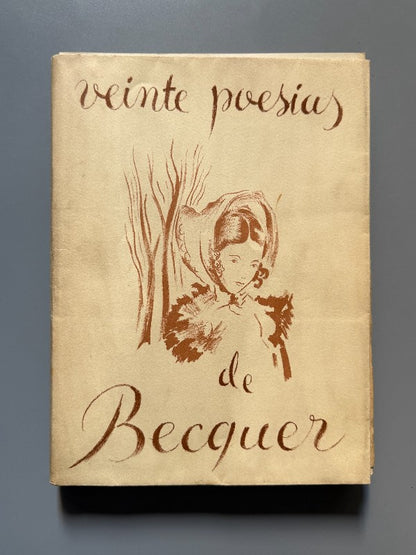 Veinte poesías de Bécquer (ejemplar nº265) - Editorial Argos, 1946