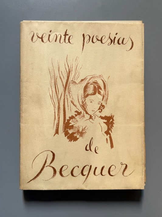 Veinte poesías de Bécquer (ejemplar nº265) - Editorial Argos, 1946