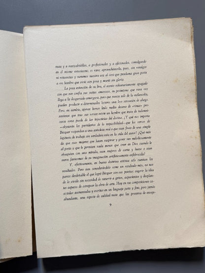 Veinte poesías de Bécquer (ejemplar nº265) - Editorial Argos, 1946