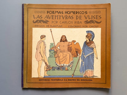 Poemas homéricos. Las aventuras de Ulises, Carlos Riba - Editorial Muntañola, 1920