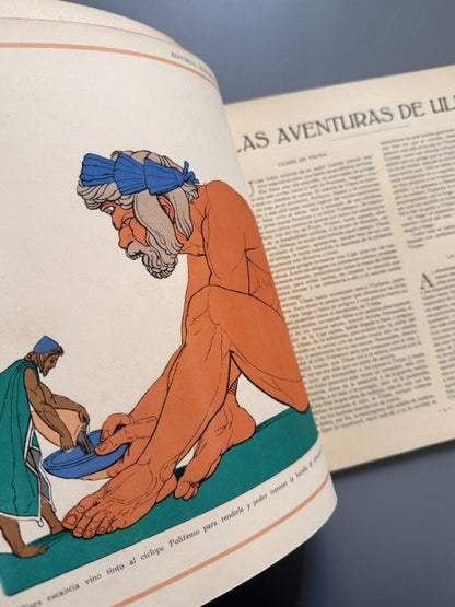 Poemas homéricos. Las aventuras de Ulises, Carlos Riba - Editorial Muntañola, 1920